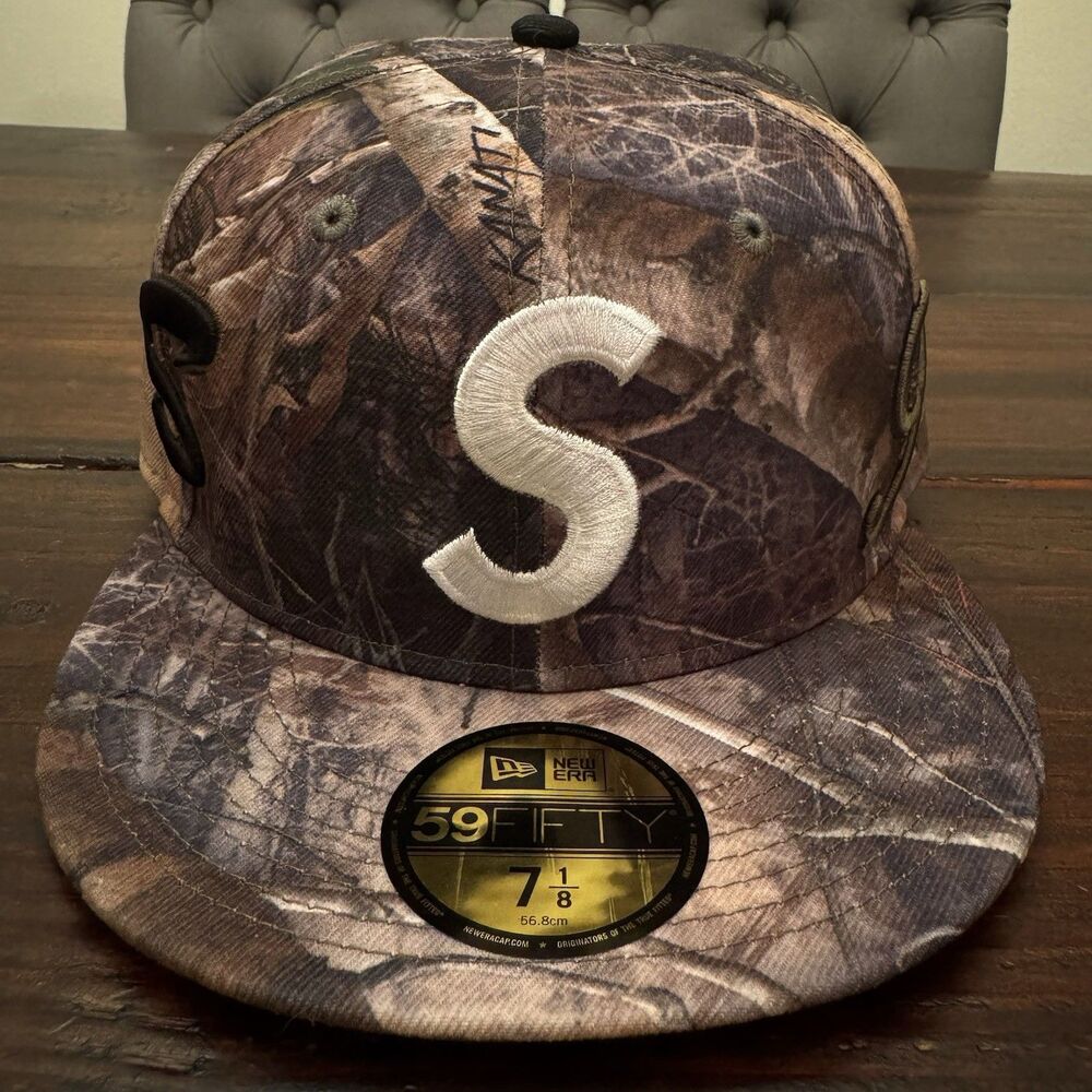 Supreme Multi S Logo Camo New Era 59Fifty Fitted Hat